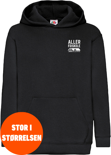 Fruit of the loom - Af Hoodie Kids - Nero